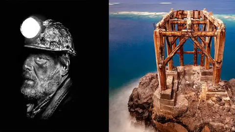 De izq a drech. fotograf&iacute;a ganadora y la fotograf&iacute;a que obtuvo el acc&eacute;sit al primer premio.