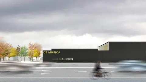 Maqueta Conservatorio de M&uacute;sica Le&oacute;n