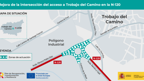 Intersecci&oacute;n Trobajo del Camino