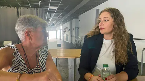 Ester Mu&ntilde;oz y Elena D&iacute;az en Toreno