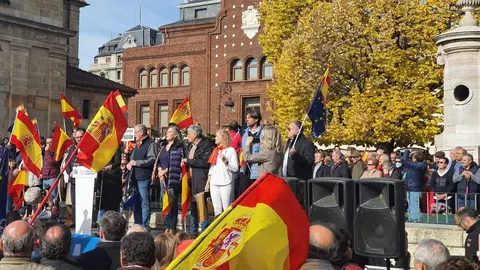 Manifestaci&oacute;n en Le&oacute;n contra el  pacto PSOE-Junts Per Catalunya