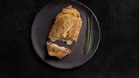 Cachopo de carne de buey de El Capricho