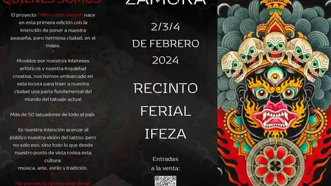 Zamora se entregar&aacute; por completo al "980&ordm; Urban Tattoo", un evento que fusionar&aacute; la esencia del tatuaje, la m&uacute;sica y el arte en un mismo escenario.
