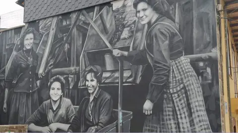 Homenaje a las Mujeres del Carb&oacute;n en Ig&uuml;e&ntilde;a
