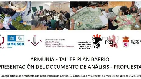 Resultados del Taller Plan Barrio en Armunia, Le&oacute;n 