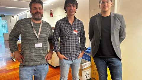 jorge pueyo CHA, nacho moran ALANTRE, y Toni Trobat MES PER MALLORCA