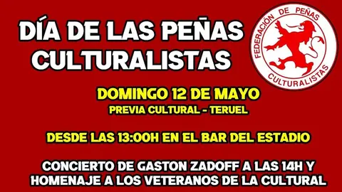 La Cultural celebra el &lsquo;D&iacute;a de las Pe&ntilde;as&rsquo; con entradas a 5&euro; para el #CulturalTeruel