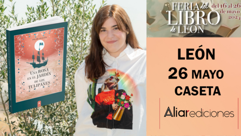 Chac&oacute;n estar&aacute; firmando ejemplares de 12:00 a 14:00 en la caseta de Aliar Ediciones de la Feria del Libro de Le&oacute;n