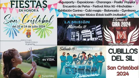 Cubillos celebra San Crist&oacute;bal 
con las mejores orquestas del momento