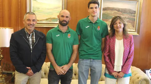 Diego Soto, Eduardo Mart&iacute;nez, Ra&uacute;l Matilla y Nuria Gonz&aacute;lez