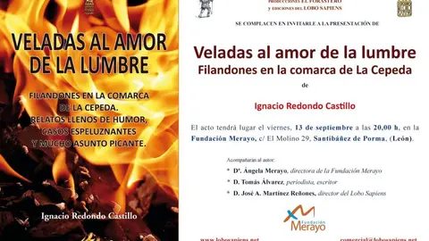 Presentaci&oacute;n del libro "Veladas al amor de la lumbre" en la Fundaci&oacute;n Merayo