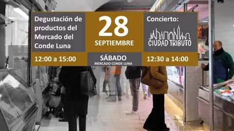 &lsquo;Eng&aacute;nchate al nuevo Mercado del Conde Luna&rsquo; con degustaciones, catas de vinos y m&uacute;sica en directo