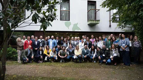Foto de familia Emprende Experience en Astorga (Foto de archivo)