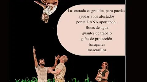 Miguel Barreto presenta su espect&aacute;culo "Arr&oacute;s" en la ULE con una campa&ntilde;a solidaria para las v&iacute;ctimas de la DANA
