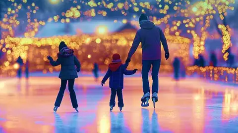 La Pista de Hielo de Espacio Le&oacute;n Inaugura las Actividades Navide&ntilde;as en Le&oacute;n