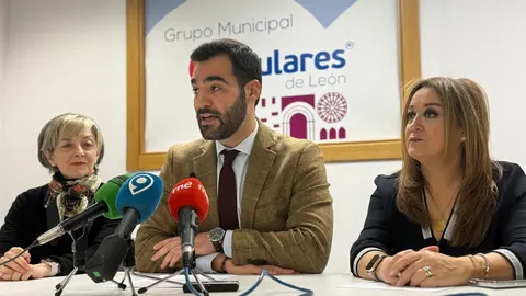 El portavoz del Grupo Municipal del Partido Popular en el Ayuntamiento de Le&oacute;n, David Fern&aacute;ndez.