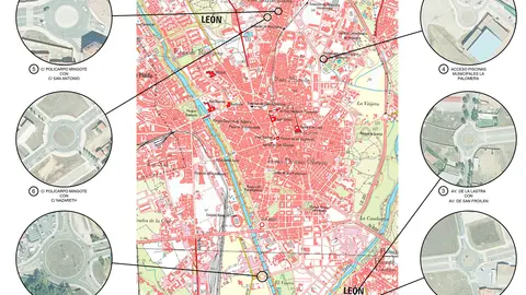 Plano General Rotondas Le&oacute;n