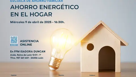 Cartel ahorro energetico 9 abril 2025