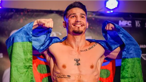 Campeonato de Espa&ntilde;a de Boxeo entre Barrul y Zabala en Le&oacute;n