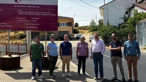La Diputaci&oacute;n de Le&oacute;n invierte m&aacute;s de 600.000 euros en la mejora de la carretera LE-6445 entre Otero de Escarpizo y Vega de Magaz