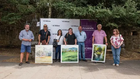 Premiados II Certamen de Acuarela de la Fundaci&oacute;n MonteLe&oacute;n reuni&oacute; en Babia y Luna