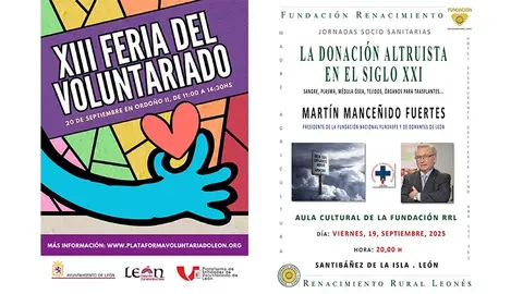 Cartel FERIA VOLUNTARIADO el 20 de sep 2025