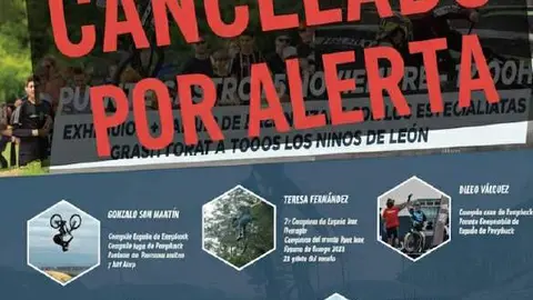 Pump track suspendido