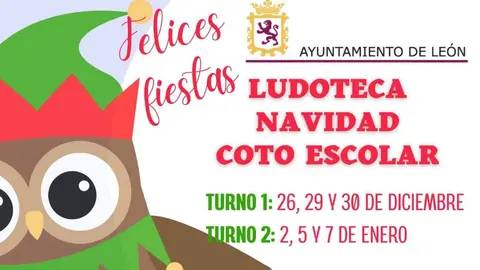 Ludoteca Le&oacute;n Coto Escolar Navidasd