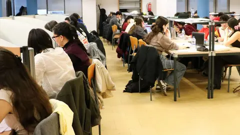 Bibliotecas llenas, la Universidad de Le&oacute;n afronta el periodo de ex&aacute;menes