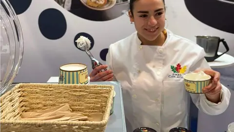 Taller de helado artesanal de Coladilla (Le&oacute;n) en Madrid Fusi&oacute;n