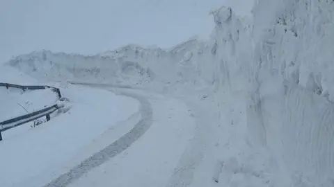 Nieve provincia de Le&oacute;n