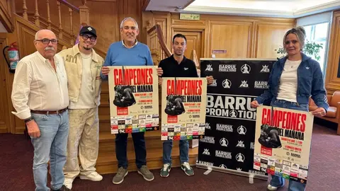 Presentaci&oacute;n velada Campeones del ma&ntilde;ana boxeo Le&oacute;n