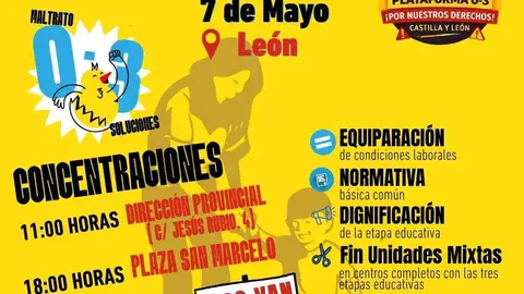cartel huelga 