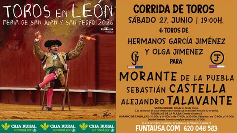 Feria Taurina San Juan y San Pedro Le&oacute;n 2026