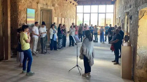 Inauguraci&oacute;n  de &ldquo;&Aacute;ureas&rdquo;, la exposici&oacute;n de LaborArte, abre sus puertas en el Monasterio de Sandoval hasta el 30 de junio