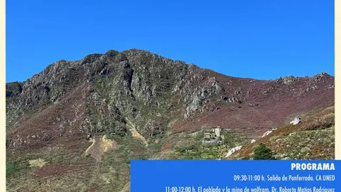 La Monta&ntilde;a Negra reivindica la memoria del wolframio con una jornada sobre patrimonio minero en Corull&oacute;n