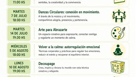 PROGRAMACI&Oacute;N DE VERANO 2026