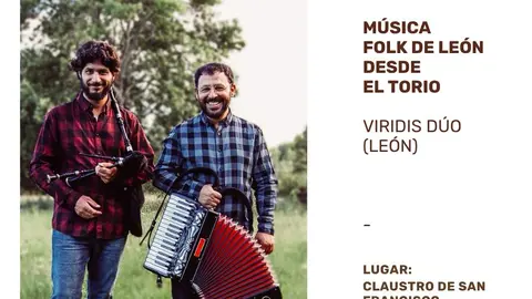 Viridis Dúo protagoniza una nueva cita de Claustro Abierto "Expresa" con la música tradicional de León