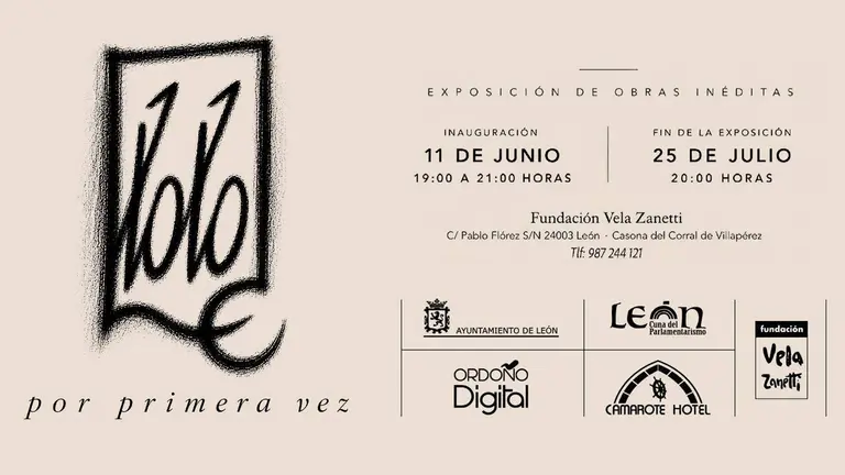 La Fundaci&oacute;n Vela Zanetti inaugura en Le&oacute;n la exposici&oacute;n &ldquo;Lolo: por primera vez&rdquo;, con obras in&eacute;ditas del artista leon&eacute;s