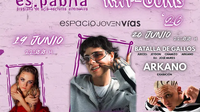 León celebra el festival ‘Rap-Cons 2026’ con Carmen Xía, Anier y una batalla de gallos con Arkano