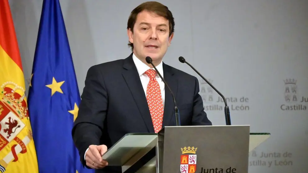 El presidente de la Junta de Castilla y Le&oacute;n, Alfonso Fern&aacute;ndez Ma&ntilde;ueco