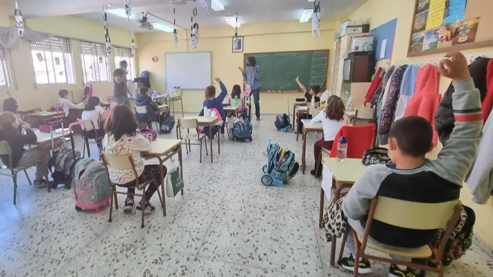 Clase en un colegio Foto de Archivo