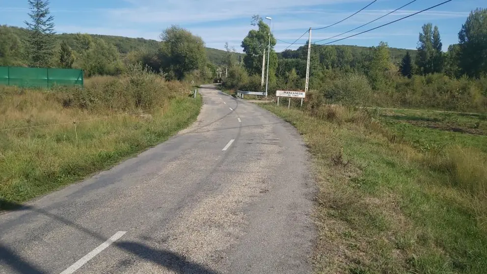 Carretera de Manzaneda (foto archivo)
