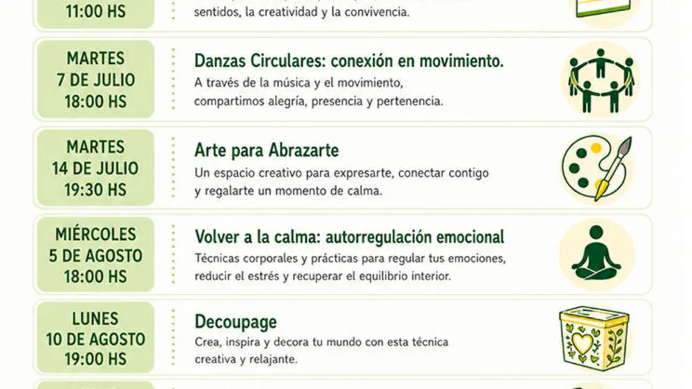 PROGRAMACI&Oacute;N DE VERANO 2026