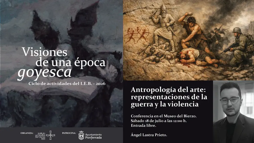 El Museo del Bierzo acoge la conferencia "Antropolog&iacute;a del arte: representaciones de la guerra y la violencia"