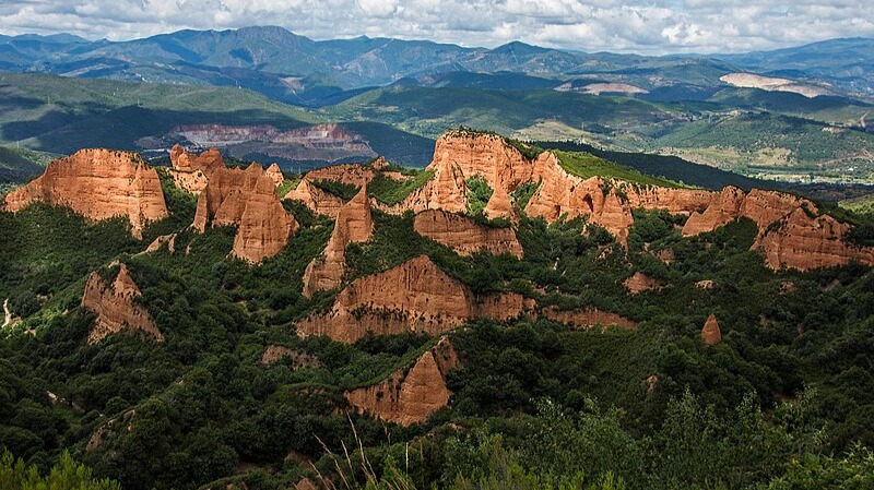 Las Médulas. Foto de: Wikipedia.