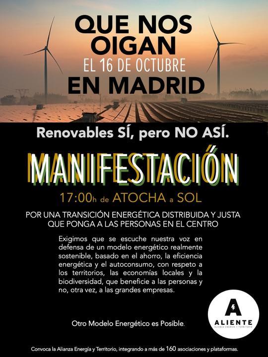Manifestación 16 octubre
