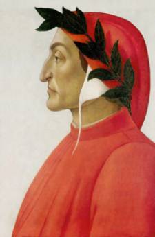 Retrato de Dante por Boticelli