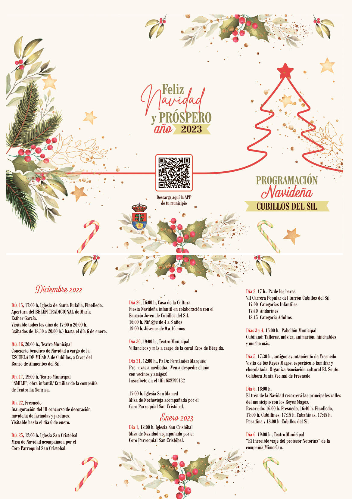 Programación Navidad Cubillos del Sil 2022 2023