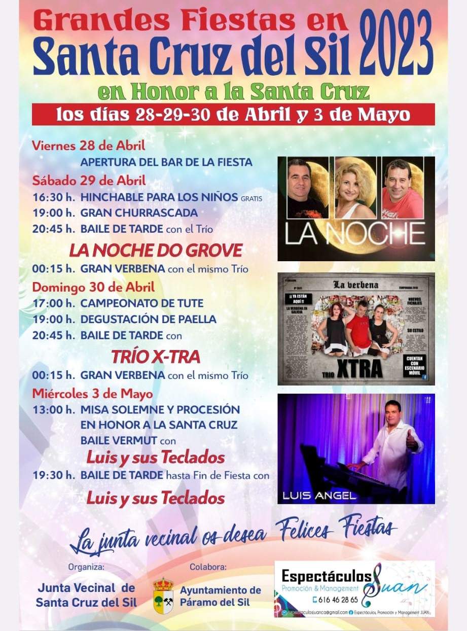 Cartel Fiestas Santa Cruz